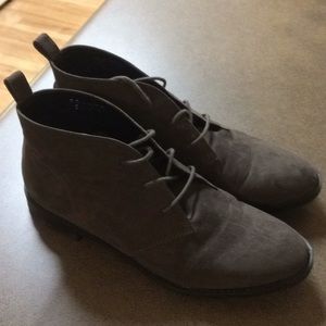 Franco Sarto Brown Suede Booties